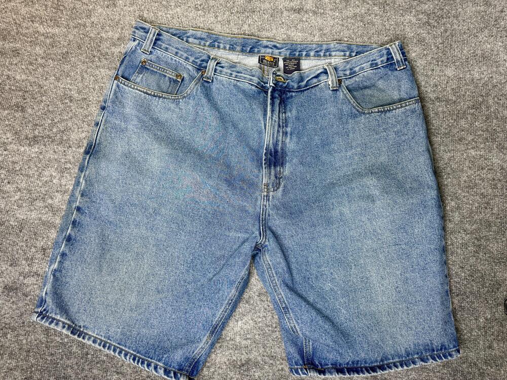 Route 66 Denim Shorts Mens 44 Blue Relaxed Fit Bermuda 5 Pocket Casual Summer